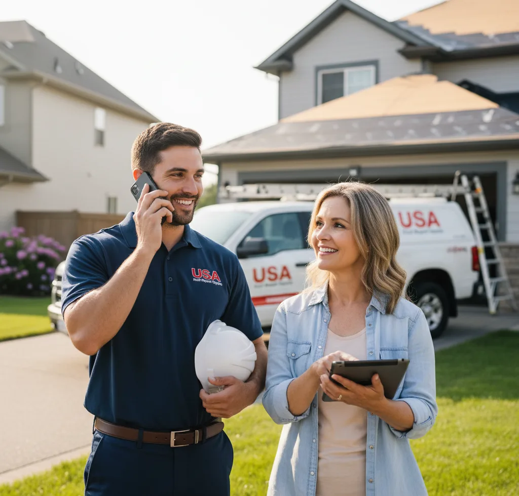 USA Roof Repair Experts customer support in Water Mill